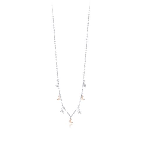 Collana Mabina Donna MOON-LIGHT in Argento Cubic Zirconia 553265 - 553265